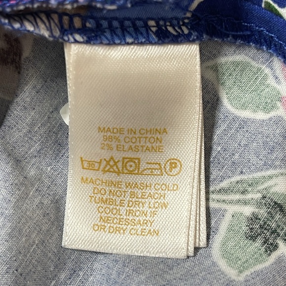 KATE SPADE NEW YORK GIRLS SKIRT THE RULES BLUE FLORAL BUBBLE SKIRT - Picture 9 of 9